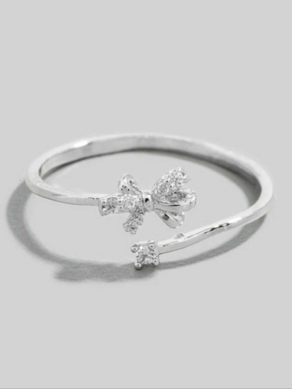 🎀 Bow Adjustable Ring- Gold & Silver Plated